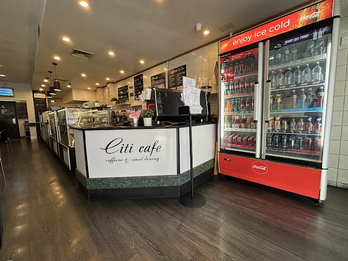 Interior of Citi Cafe in Albury